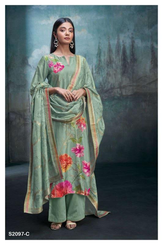 Ganga Zoey 2097 catalog wholesale salwar kameez surat