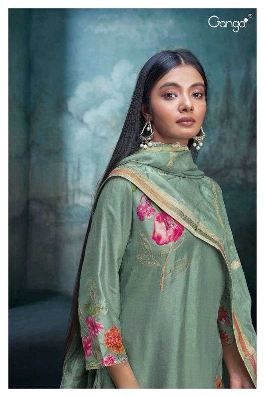 Ganga Zoey 2097 catalog wholesale salwar kameez surat