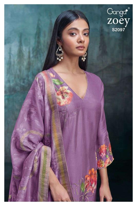 Ganga Zoey 2097 catalog wholesale salwar kameez surat