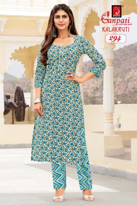 Ganpati Kalakruti Vol-1 – Straight Kurtis - Wholesale Catalog