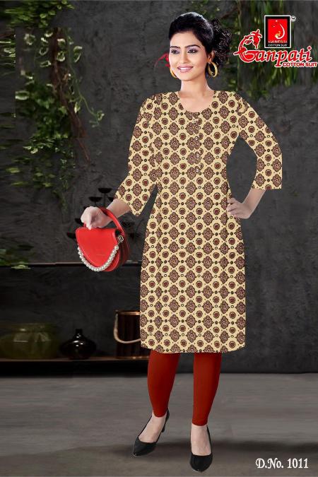 Ganpati Kalakruti Vol-1 – Straight Kurtis - Wholesale Catalog