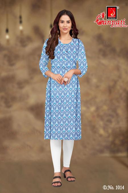 Ganpati Kalakruti Vol-1 – Straight Kurtis - Wholesale Catalog