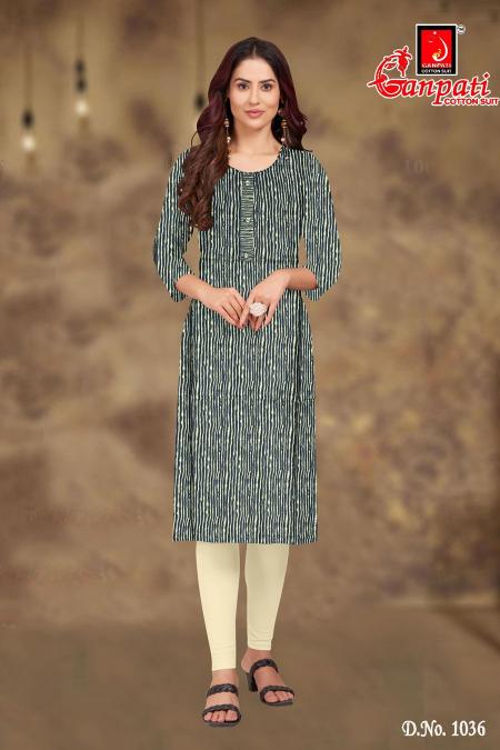 Ganpati Kalakruti Vol-1 – Straight Kurtis - Wholesale Catalog
