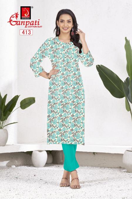 Ganpati Kalakruti Vol-1 – Straight Kurtis - Wholesale Catalog