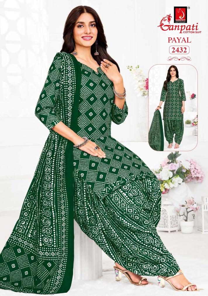 Ganpati Payal Vol-10 – Dress Material - Wholesale Catalog