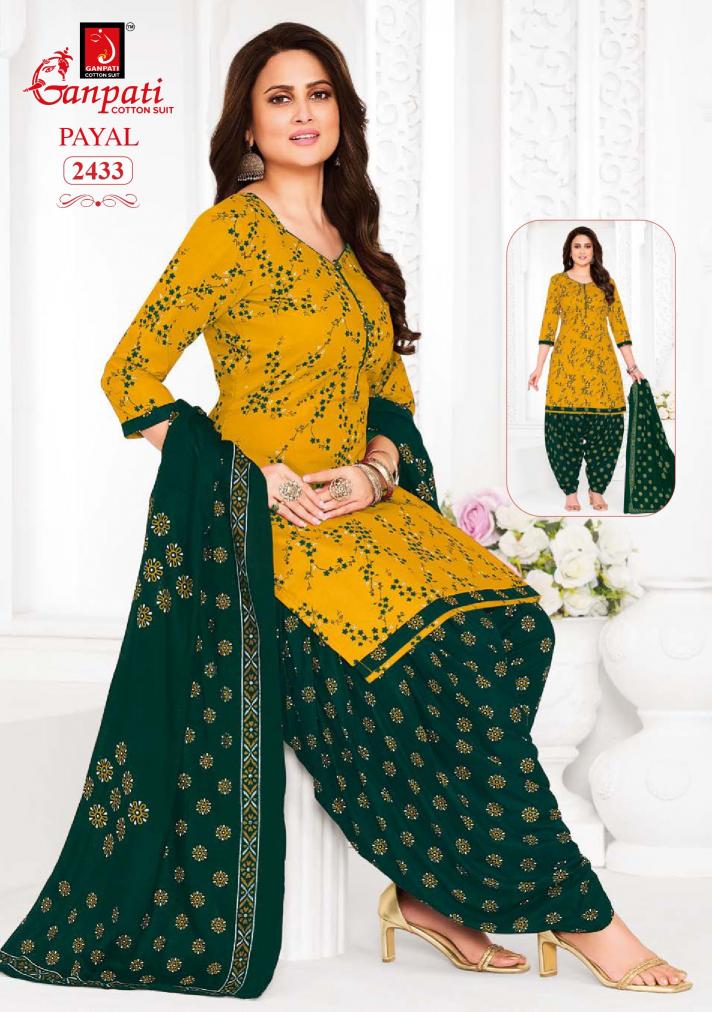 Ganpati Payal Vol-10 – Dress Material - Wholesale Catalog