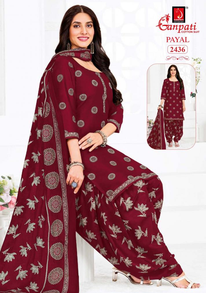 Ganpati Payal Vol-10 – Dress Material - Wholesale Catalog