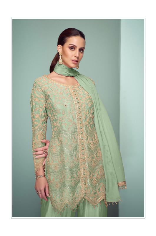 Gulkayra Crown Platinum catalog Chinon designer salwar kameez wholesale online