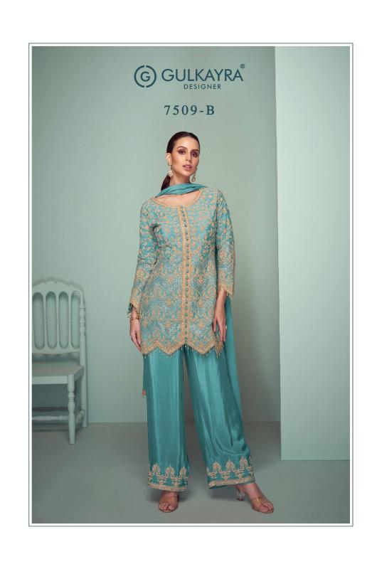 Gulkayra Crown Platinum catalog Chinon designer salwar kameez wholesale online