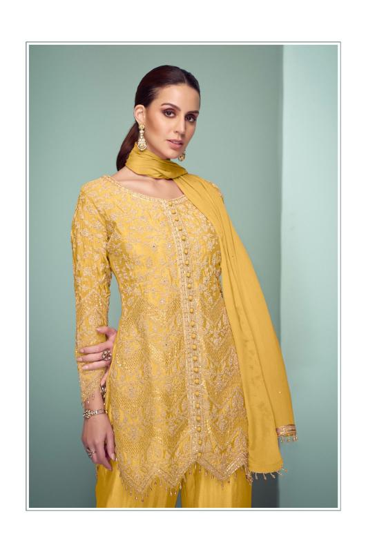Gulkayra Crown Platinum catalog Chinon designer salwar kameez wholesale online