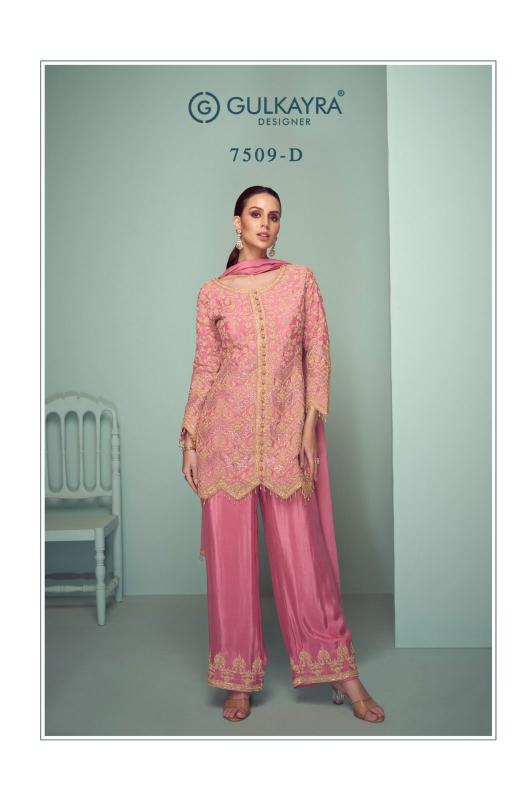 Gulkayra Crown Platinum catalog Chinon designer salwar kameez wholesale online