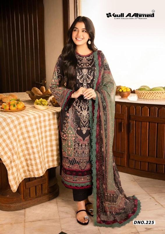 Gull AAhmed Lawn Vol-27 - Karachi Dress Material  - Wholesale Catalog