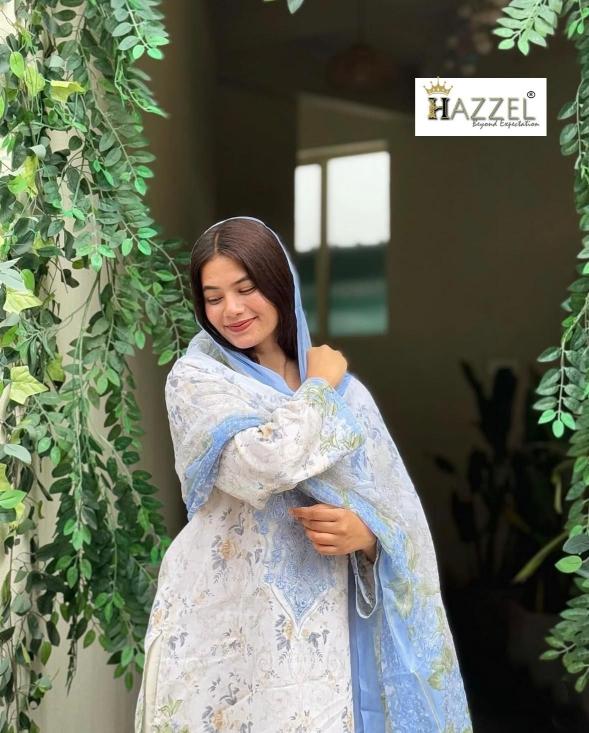 Hazzel Needle Wonder 0327 Catalog pakistani designer suits wholesale