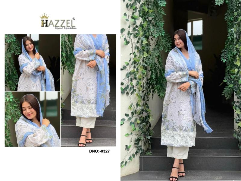 Hazzel Needle Wonder 0327 Catalog pakistani designer suits wholesale