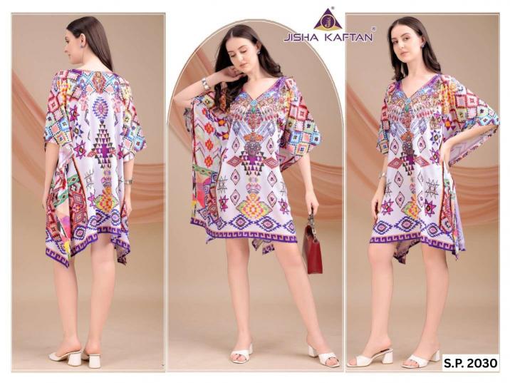 Jisha Kaftan Silk Poncho Vol 4 catalog buy kaftan kurti online india