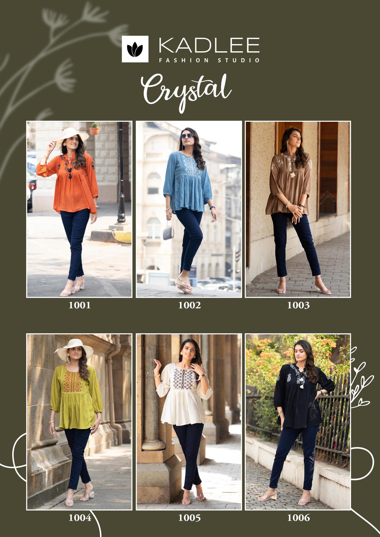 Kadlee Crystal Catalog indian designer tunics kurtis