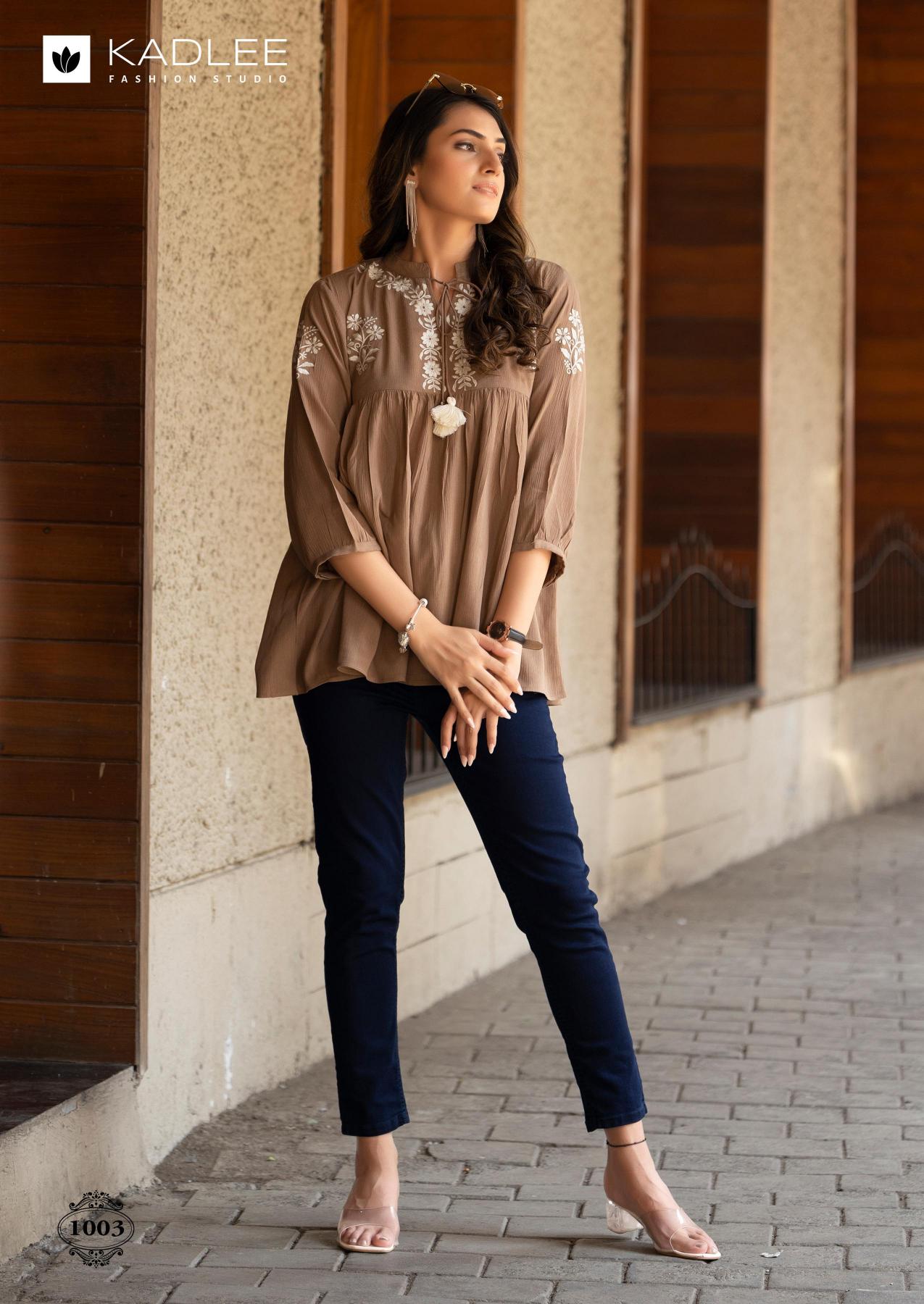 Kadlee Crystal Catalog indian designer tunics kurtis