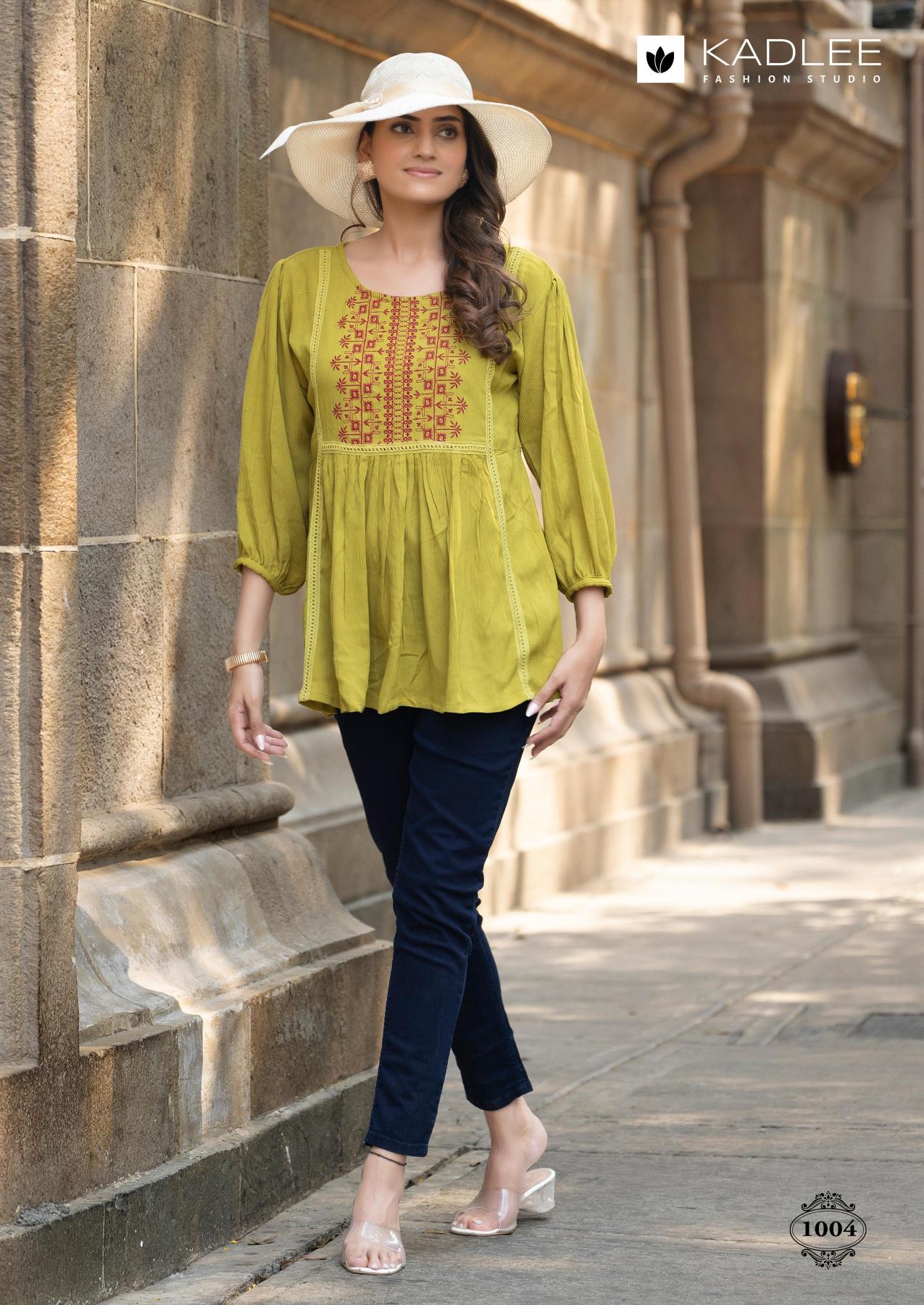 Kadlee Crystal Catalog indian designer tunics kurtis