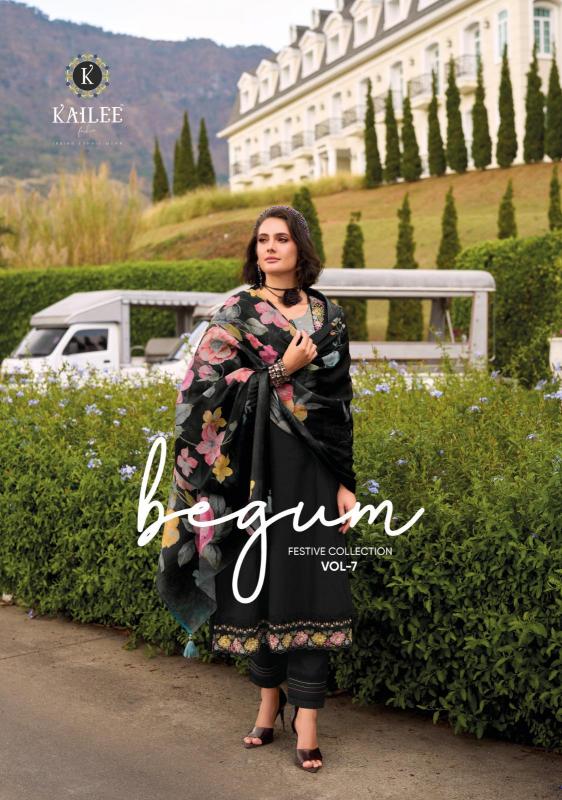 Kailee Fashion Begum Vol 7 catalog indian kurtis india