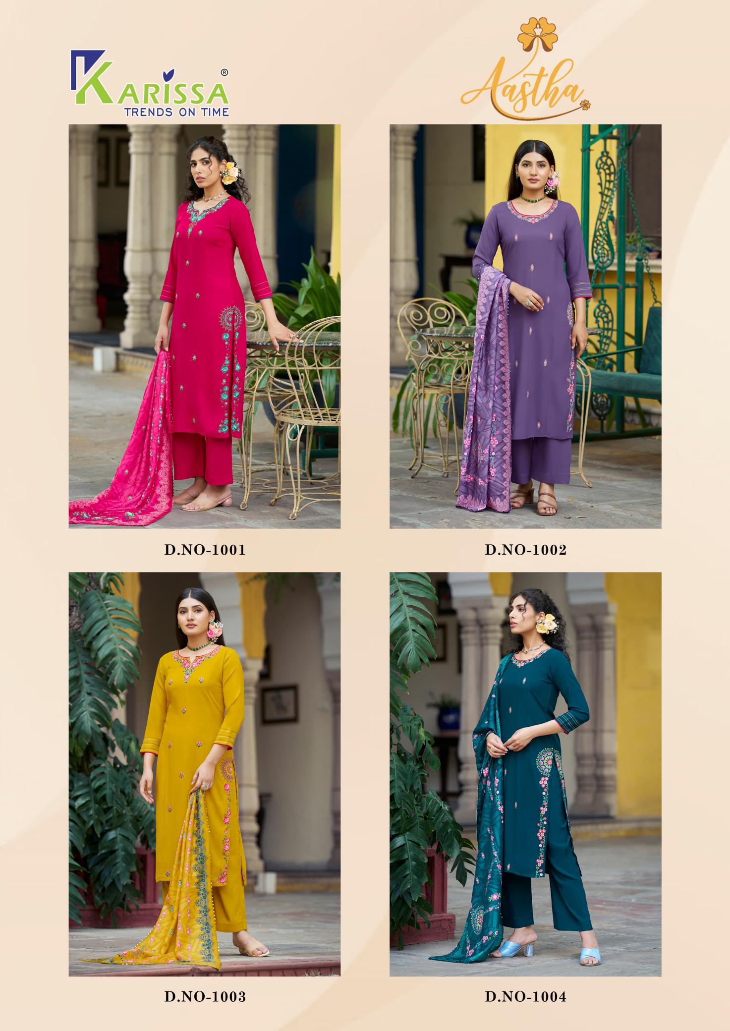 Karissa Aastha Catalog indian kurtis usa online