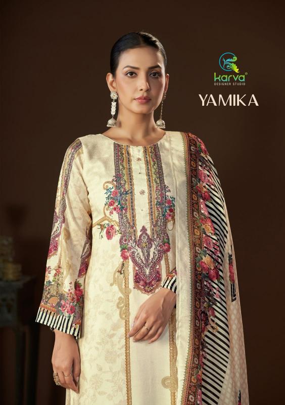 Karva Yamika catalog wholesale designer salwar kameez in surat
