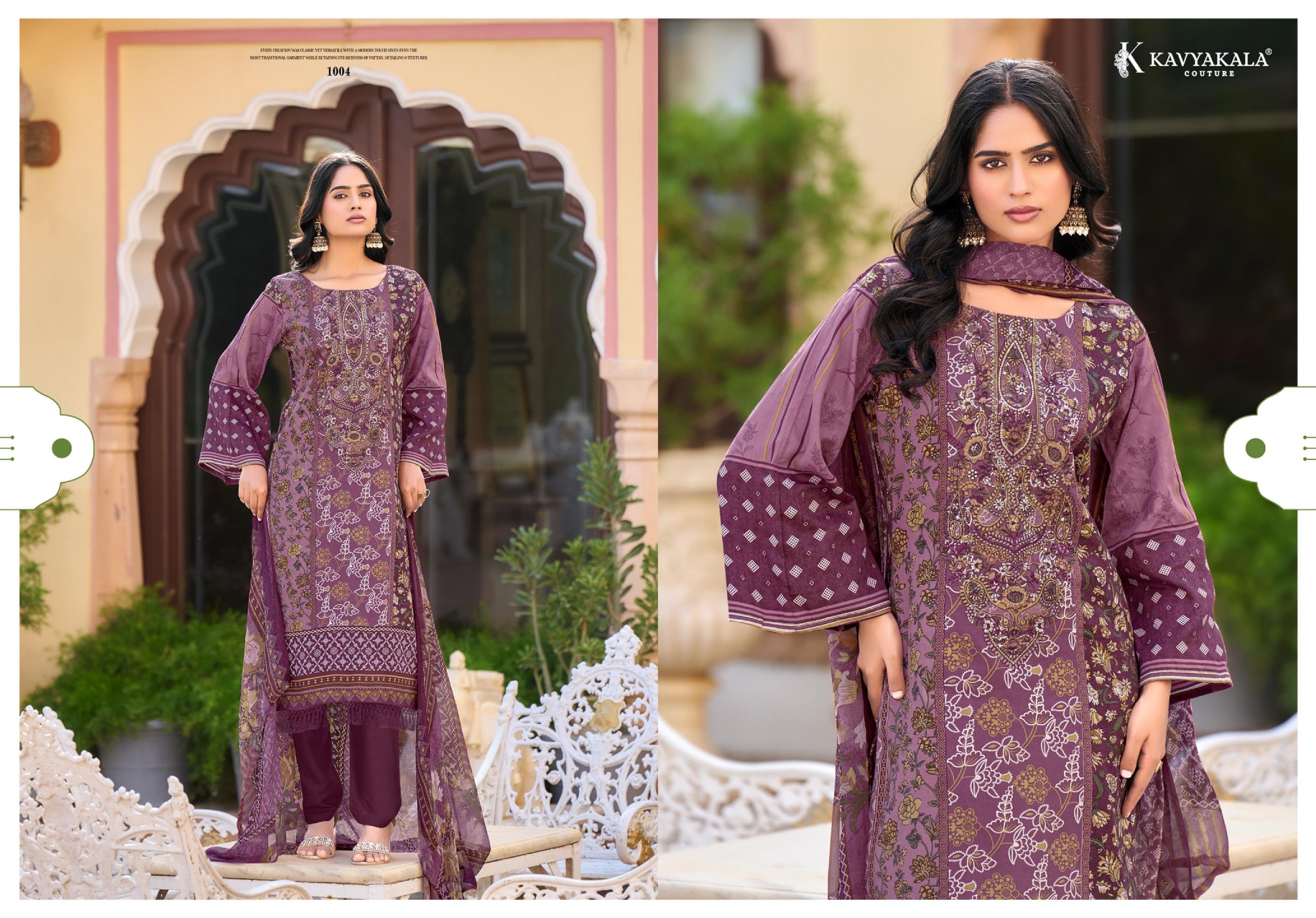 KavyaKala Saumya catalog pakistani cotton suits wholesaler