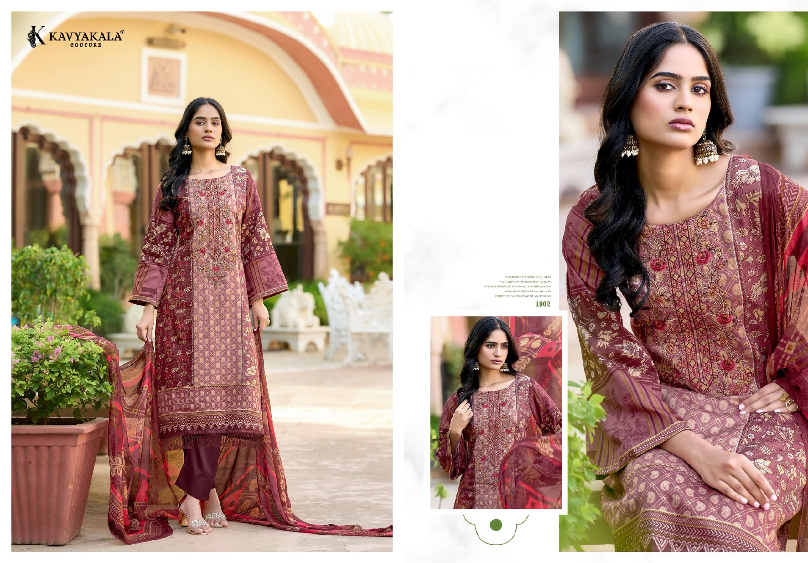 KavyaKala Saumya catalog pakistani cotton suits wholesaler