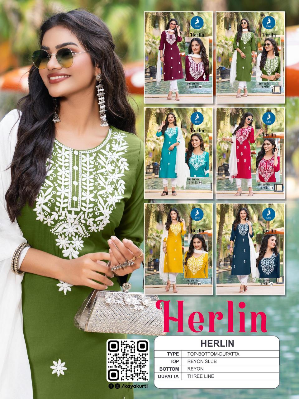 Kaya Herlin catalog best kurti wholesale market in india