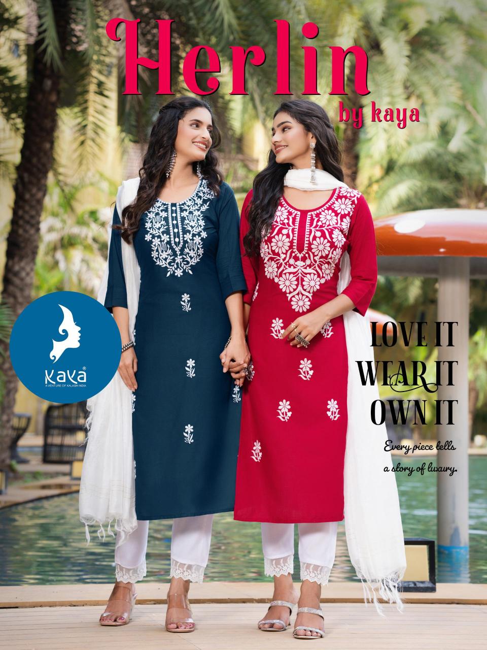 Kaya Herlin catalog best kurti wholesale market in india