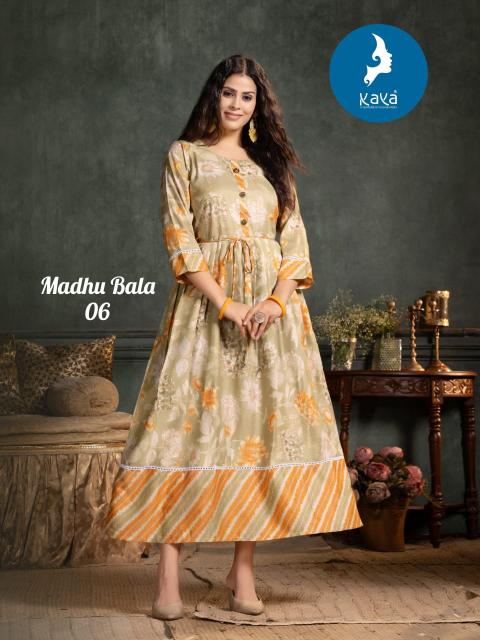 Kaya Madhubala catalog indian style anarkali kurti