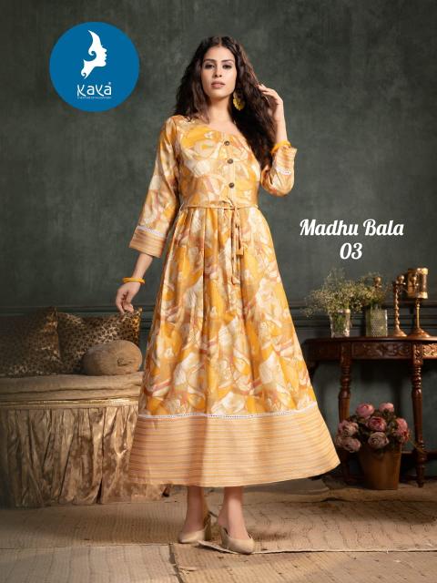 Kaya Madhubala catalog indian style anarkali kurti
