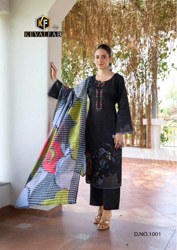 KevalFab Aalaya Vol-01 – Karachi Dress Material - Wholesale Catalog