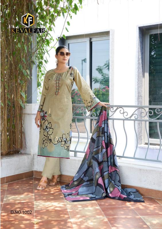 KevalFab Aalaya Vol-01 – Karachi Dress Material - Wholesale Catalog