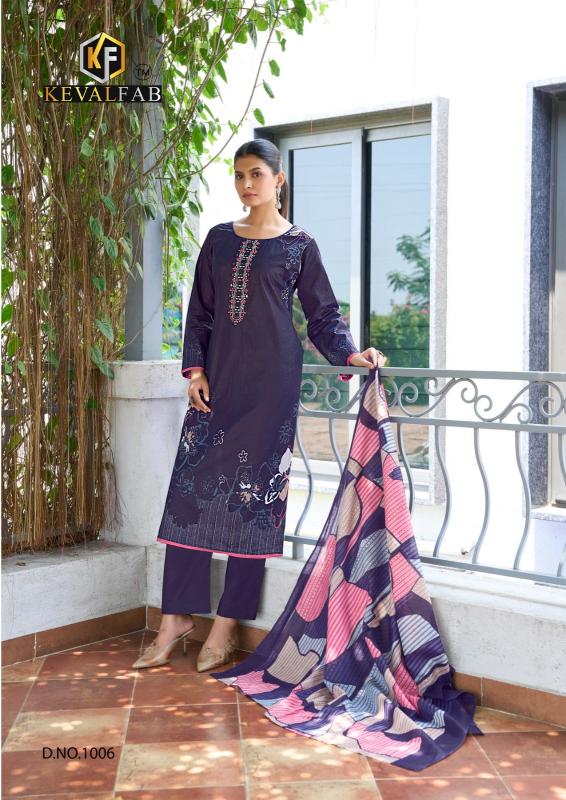 KevalFab Aalaya Vol-01 – Karachi Dress Material - Wholesale Catalog