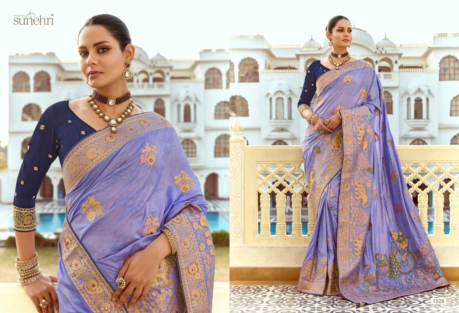 Kimora Sunehri Catalog saree factory rate in surat
