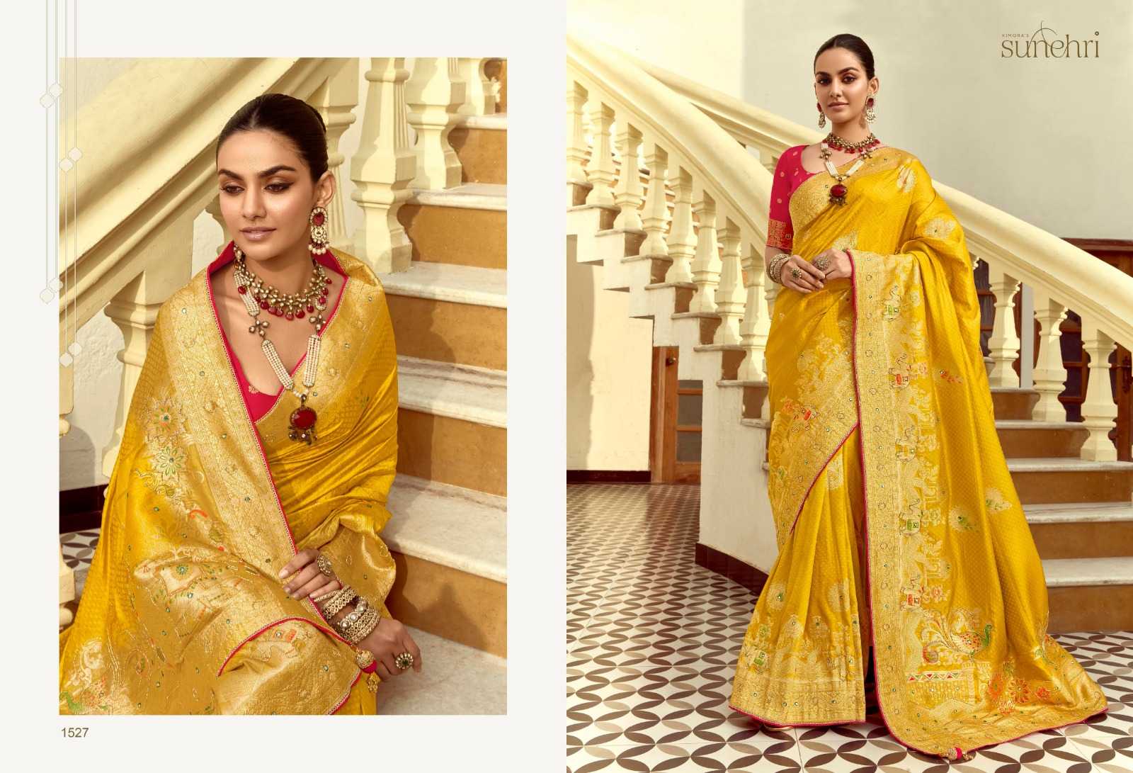 Kimora Sunehri Catalog saree factory rate in surat