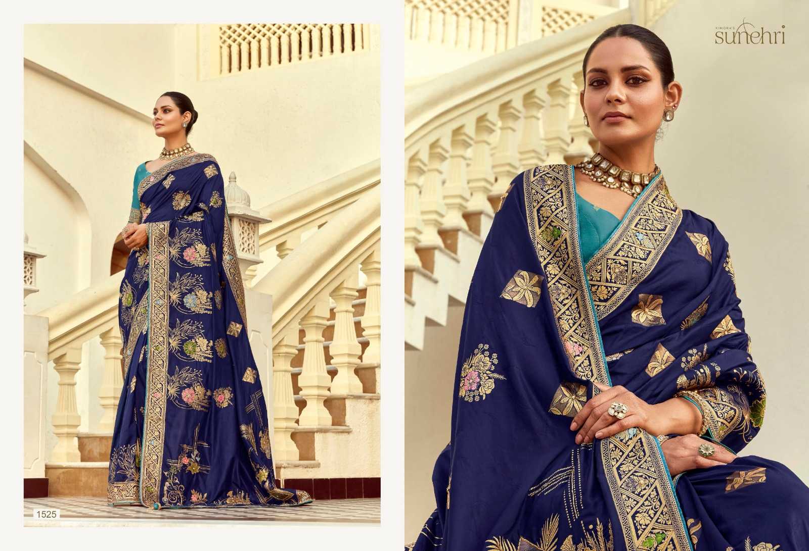 Kimora Sunehri Catalog saree factory rate in surat