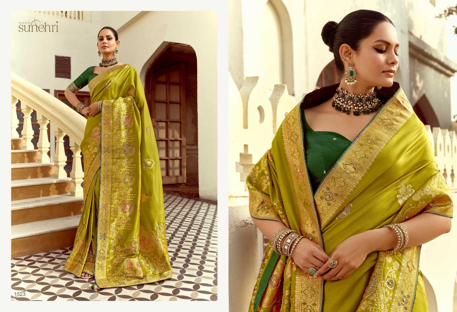 Kimora Sunehri Catalog saree factory rate in surat