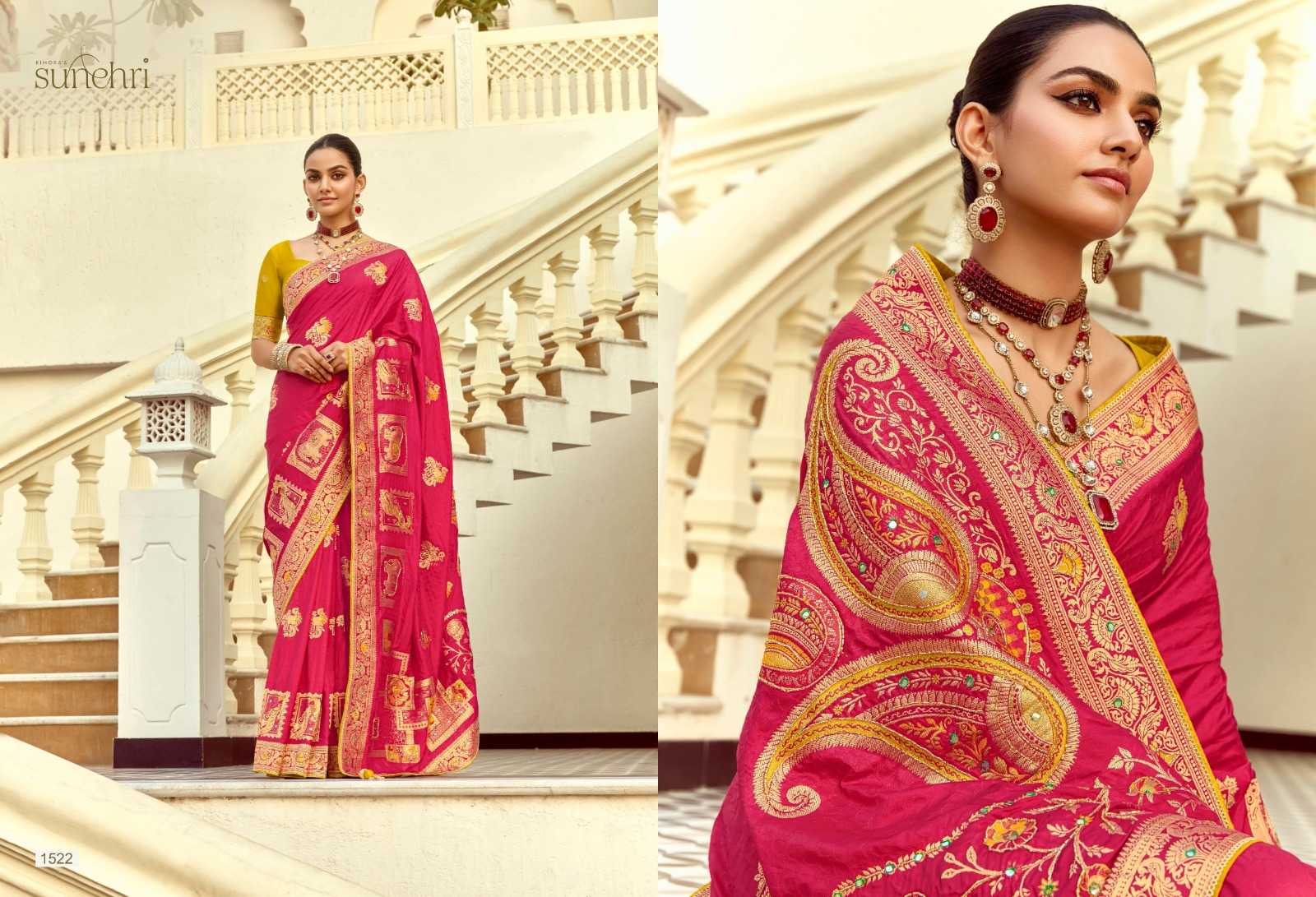 Kimora Sunehri Catalog saree factory rate in surat