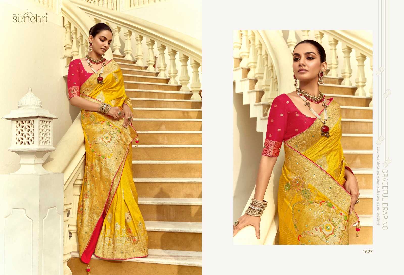 Kimora Sunehri Catalog saree factory rate in surat