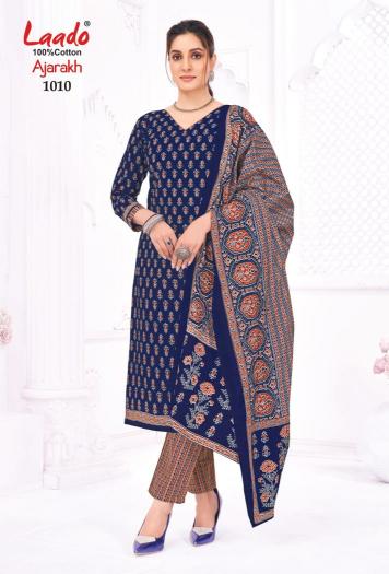 Laado Ajarakh Vol-01 – Dress Material - Wholesale Catalog