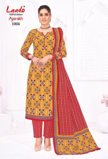 Laado Ajarakh Vol-01 – Dress Material - Wholesale Catalog
