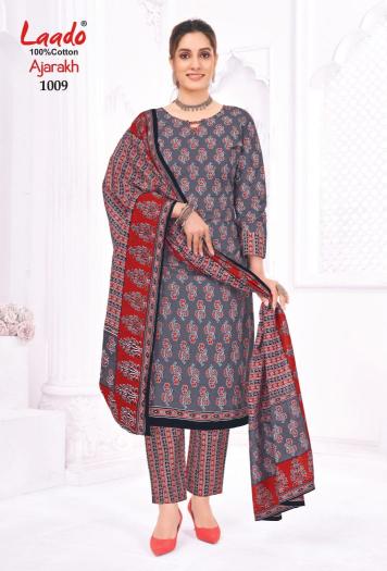 Laado Ajarakh Vol-01 – Dress Material - Wholesale Catalog