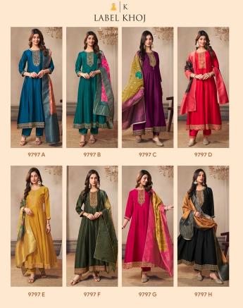 Lable Khoj 9797 catalog designer kurti india