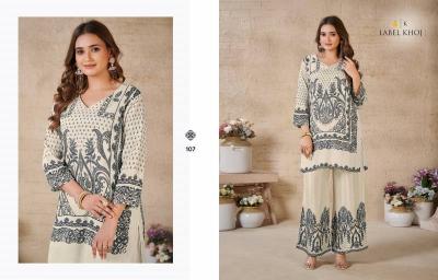 Lable Khoj catalog viscose muslin co ord set 