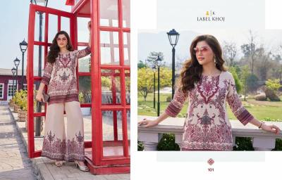 Lable Khoj catalog viscose muslin co ord set 