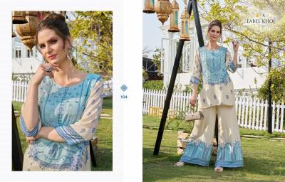 Lable Khoj catalog viscose muslin co ord set 