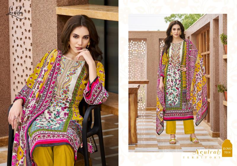 Levisha Mehnaaz catalog Cotton Dupatta bengal dress material wholesale
