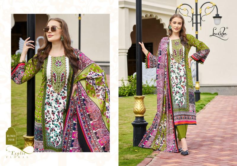 Levisha Mehnaaz catalog Cotton Dupatta bengal dress material wholesale