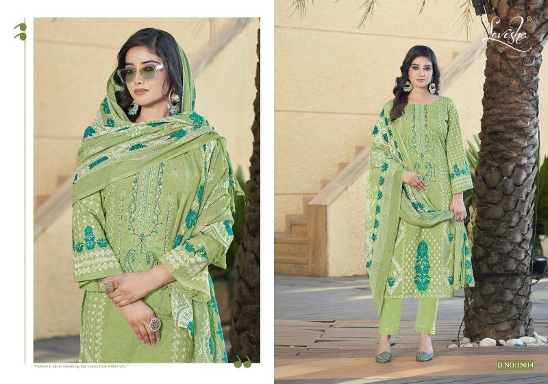 Levisha Naira Nx Vol 15 Catalog surat wholesale market dress materials in pirce